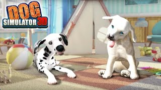 Jugando Dog Simulator 3D Games  Playing Dog Simulator 3D Games [upl. by Eleanore339]