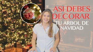 ¡Así se decora un árbol de Navidad 🎄✨ [upl. by Elumas]