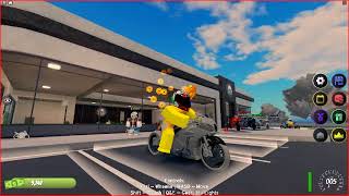 Driving around in Moto Rush ROBLOX [upl. by Ainehta961]