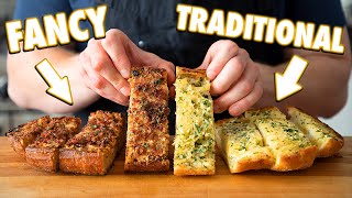 Perfect Homemade Garlic Bread 3 Ways [upl. by Hurlow]