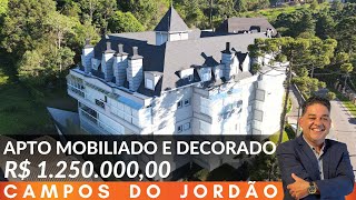 🍁 APTO MOBILIADO E FINAMENTE DECORADO  CAMPOS DO JORDÃO  R 12500000 [upl. by Yhtac]