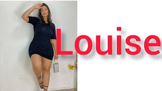 LOUISE GALVAOSouth American plussize curvy modelasmr fashionshow and tryon haul outfits👑💯😘 [upl. by Reifinnej]