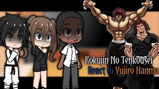 Kokujin No Tenkousei React To Hiroki As Yujiro Hanma  Lookism  Gacha React [upl. by Iron]