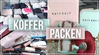 KOFFER PACKEN  Ich packe meinen Koffer für 1 JAHR USA  au pair vlog 15 [upl. by Alimak73]