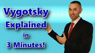 Vygotsky Explained in 3 Minutes  Sociocultural Theory of Development  Scaffolding  ZPD  MKO [upl. by Naitsirt]