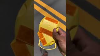 Road side reflectors how to works facts knowlegde amazing knowladage viralvideo trending [upl. by Ursula]