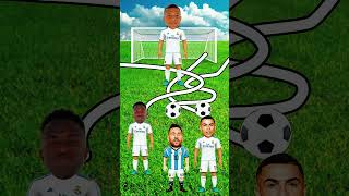 Ronaldo vs Messi vs Vini Jr Por Marcar Gol [upl. by Dranik139]