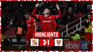 Match Highlights Swindon Town vs Tranmere Rovers [upl. by Leiuqese]