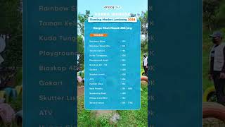 List Harga Wahana di Floating Market Lembang Bandung Tahun 2024 wisatabandung [upl. by Rosena]