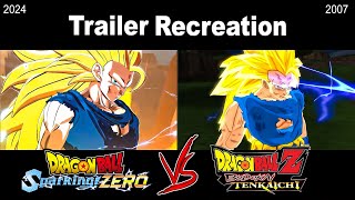 DRAGON BALL Sparking ZERO Trailer Recreation In DBZ Budokai Tenkaichi 3 [upl. by Zenda]