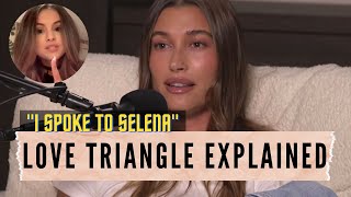 Hailey Bieber Says She Spoke To Selena Gomez On Call Her Daddy [upl. by Gona]