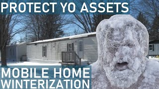 Mobile Home Winterization  Free Freezing Weather Checklist [upl. by Nannahs]