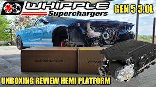 Hemi 392 Scatpack Whipple supercharger Gen 5 30l 20152022 hemi 5764l unboxing review [upl. by Docile]