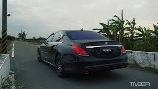 TNEER MercedesBENZ W222 S550 Full Exhaust 200 Cell [upl. by Gregoire21]