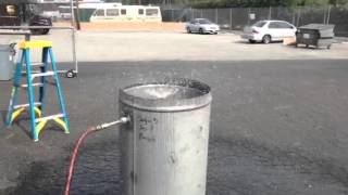 Chute sprinkler style flushing spray head [upl. by Coop]