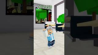 Do NASCIMENTO à MORTE de um BOBÃO com QI mas ele cresce… no ROBLOX 😈 shorts [upl. by Carin]