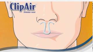 ClipAir Dilatador Nasal solución a los ronquidos congestión nasal y rendimiento deportivo [upl. by Aryajay]