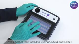 How to perform a cyanuric acid test with your Lumiso Pooltest Expert photometer [upl. by Yvad]