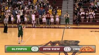 High School Rewind  Olympus  Mountain View Boys Basketball 12414 [upl. by Olenta]