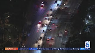 Authorities investigating deadly crash on southbound 101 Freeway [upl. by Wiburg]