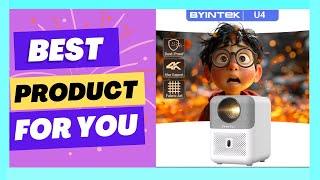 BYINTEK LOVE U4 Smart Mini Home Theater Projector [upl. by Lucila831]