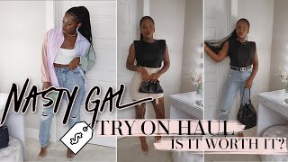 I TRIED NASTYGAL AND THIS IS WHAT I GOT  TRY ON HAUL  iDESIGN8 [upl. by Abrahan]