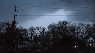 SEVERE THUNDERSTORM HITS NEW JERSEY 32821  Full Video [upl. by Cherin24]