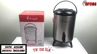 Penguen Png1295C 95 Litre Inox İçi Dışı Çelik soğuk Su Termosu  en iyi termos termos trendvideo [upl. by Alset]