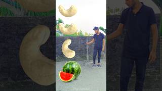 Rounding kaju badam to Grapes Mango lichi amp Watermelon  Fruits names magic video [upl. by Eugine]