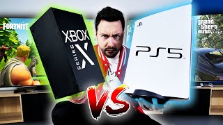 PS5 VS Xbox Series X  le Gros Comparatif  rapidité gameplay [upl. by Enelaehs]