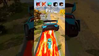 NOOB vs Girl vs PRO vs HACKER vs HEROBRINE Car LAVA Jump Challenge 😂 🚗 shorts beamngdrive [upl. by Winther]