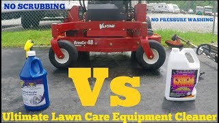 Ultimate lawn equipment cleaner Zep Industrial purple cleaner Vs Purple Power [upl. by Volding]