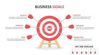 Animated PowerPoint Interactive Goals Slide Design Tutorial Part 1 [upl. by Deegan]