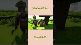 Phi vụ quotmượnquot gỗ của Gấu minecraft mcpe shorts [upl. by Aicenat]