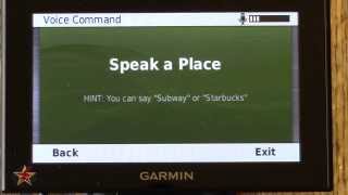 Garmin Nuvi 2599LMTHD pt3 Voice Commands [upl. by Born]