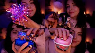 ASMR ✨1 HEURE DE TRIGGERS ✨ Face brushing jelly blox tapping sticky etc [upl. by Artus269]