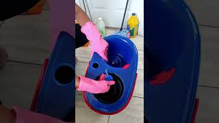 How To Use a Rinse Clean O Cedar Spin Mop System  shorts [upl. by Giffie]