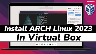 How To Install Arch Linux in VirtualBox 2023  Arch Linux Installation [upl. by Alin]