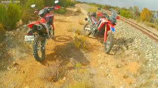 Tailem bend to Karoonda CRF300 Rally SSS 2 1 ECU YSS Shock Moto X Exhaust SRC crash Bars Bash Plate [upl. by Ariajaj]