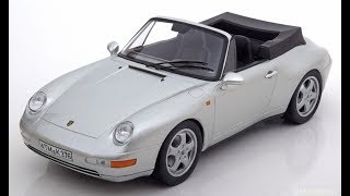 Modelissimo Norev Porsche 911 993 Carrera silver Cabrio [upl. by Apicella994]