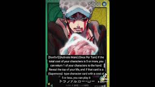 Law GreenYellow Leader OP10 onepiececardgame onepiece anime [upl. by Attenaej]