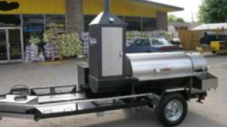 BBQ Smoker Pitts and Spitts Smokers grills trailers and Outdoor Kitchens [upl. by Brackett]