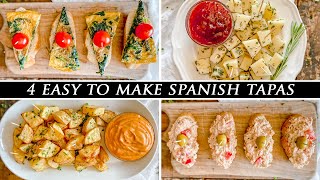 Let´s Make Some Tapas 4 Easy to Make Spanish Tapas Recipes [upl. by Burchett441]