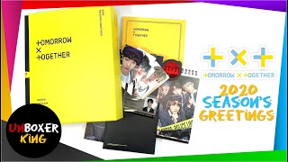 TXT 투모로우바이투게더  2020 SEASONS GREETINGS  KPOP MERCH UNBOXING [upl. by Brookes]