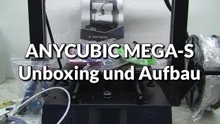 Anycubic MegaS Unboxing [upl. by Mercy133]