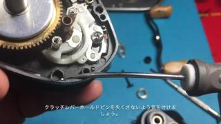 DAIWA T3 ＭＸ customのギヤ比を変える〜ドライブギアampピニオンギアを交換 [upl. by Novrej]