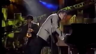 JERRY LEE LEWIS  Whole Lotta Shakin wSpringsteen live  Rock n Roll Hall of Fame Opening 95 [upl. by Aramois]