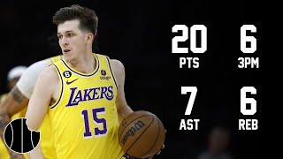 Austin Reaves Highlights  Lakers vs 76ers  8th Nov 2024 [upl. by Ennadroj]