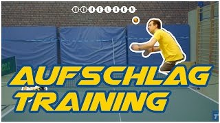 Aufschlag Training  Der Trick mit dem eigenen Schuh  Tischtennis Helden [upl. by Daly]