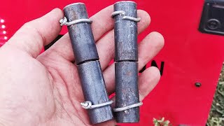 Welding Hinges with Vintage Techniques [upl. by Divadnoj]